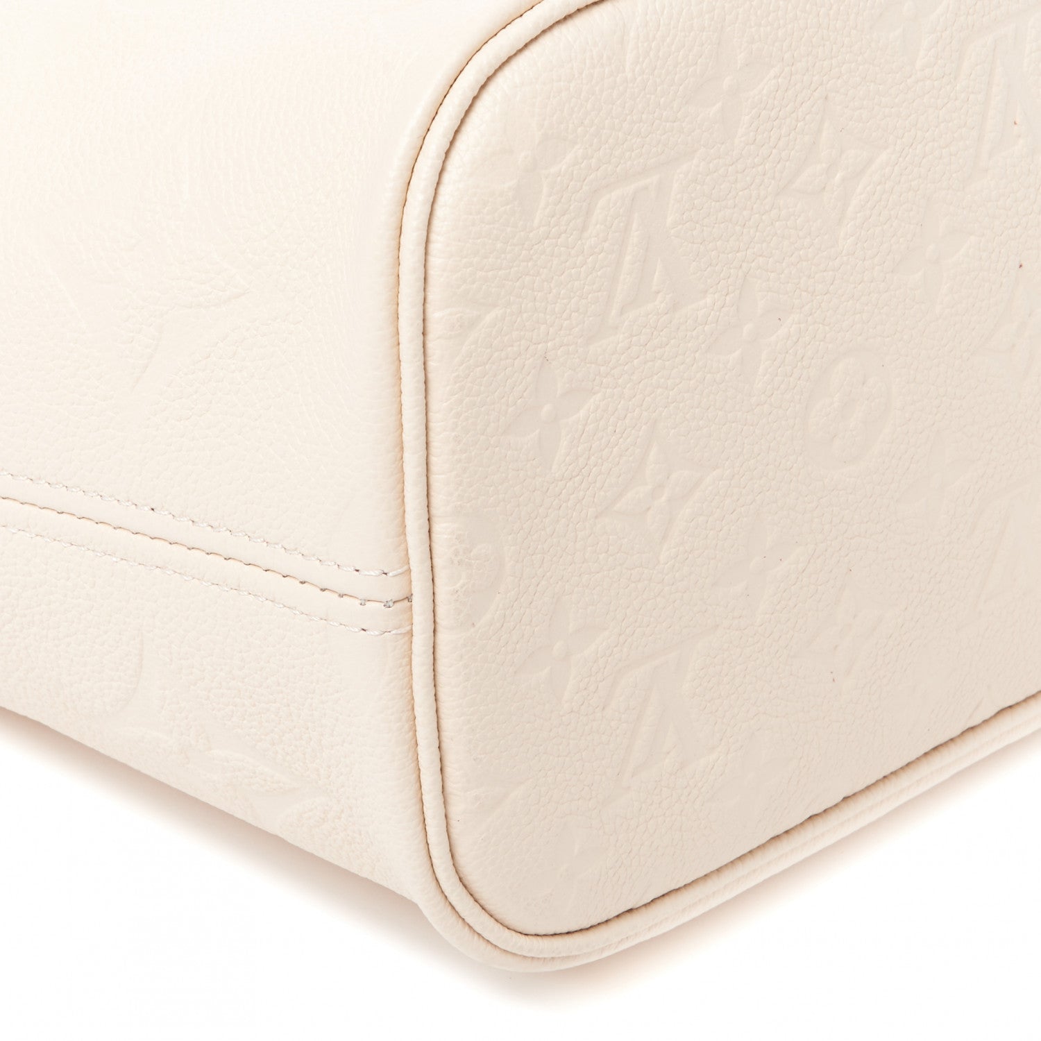 Louis Vuitton Empreinte Monogram Giant Neverfull MM Cream 7 of 9