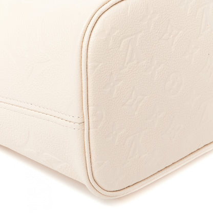 Louis Vuitton Empreinte Monogram Giant Neverfull MM Cream 7 of 9
