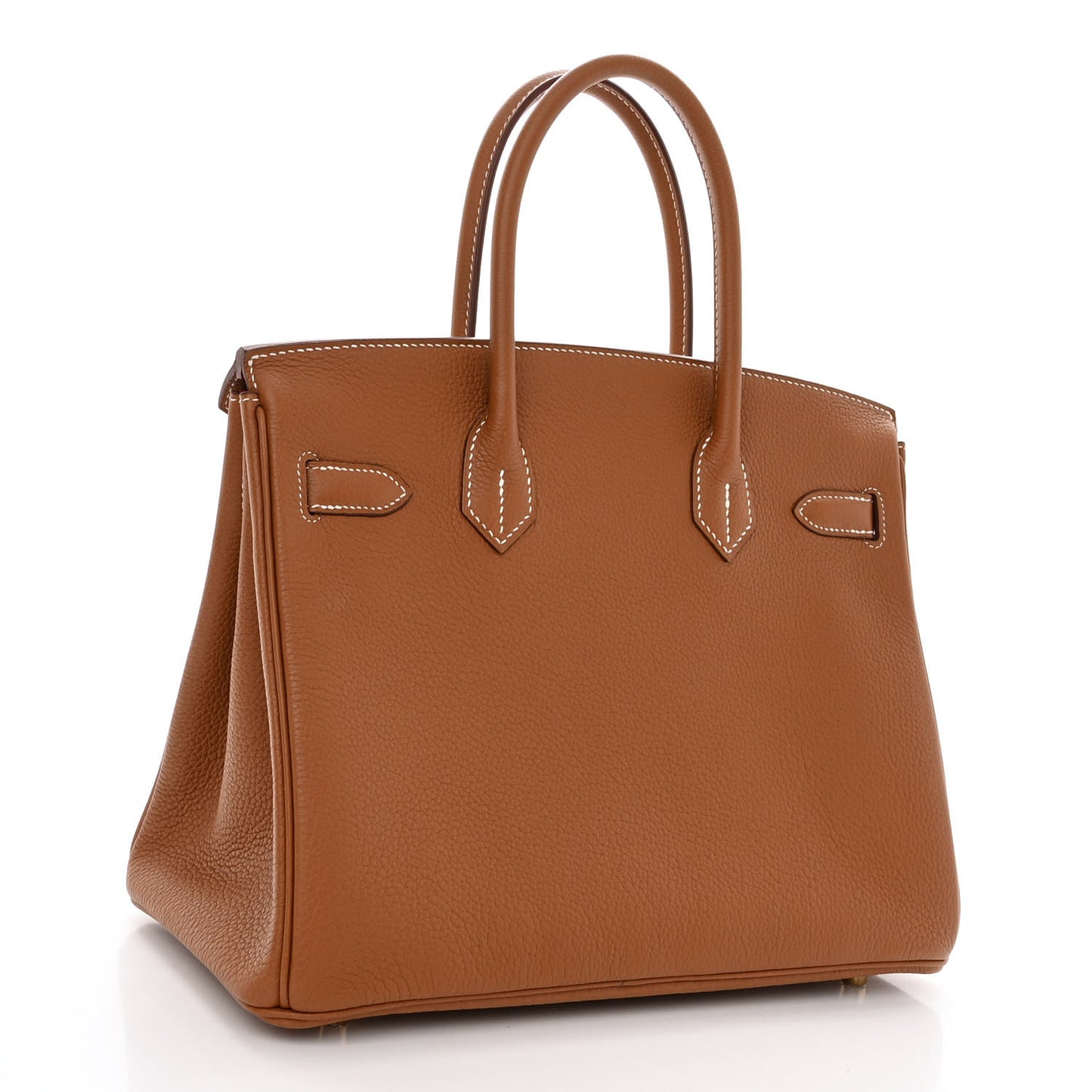 Togo Horseshoe Birkin 30 Gold Vermillion