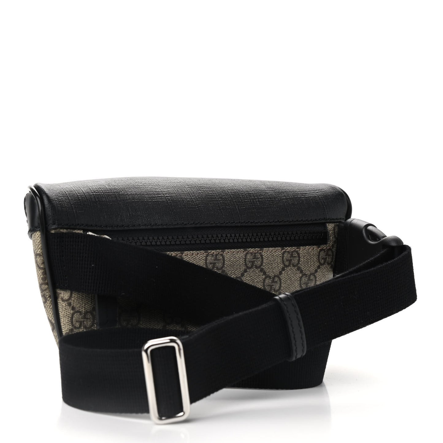 GG Supreme Monogram Belt Bag Black