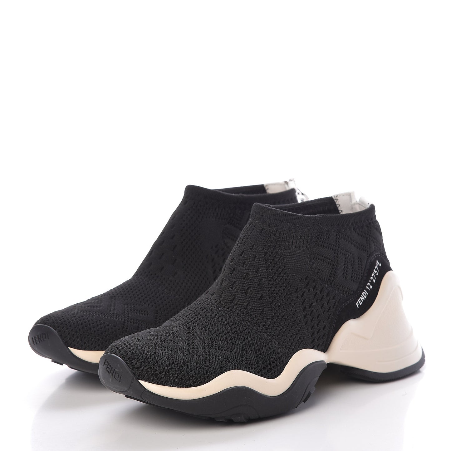 High-Tech Jacquard FFluid Sneakers 36 Black