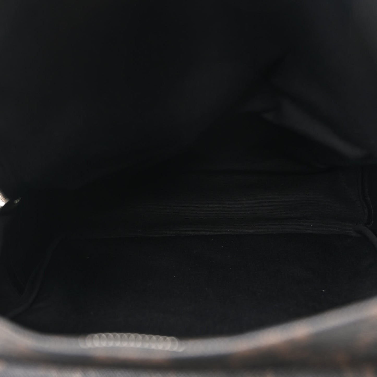 Triomphe Canvas XL Calfskin Backpack Black