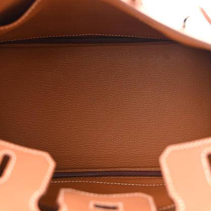Hermes Taurillon Novillo Birkin 25 Gold 5 of 13