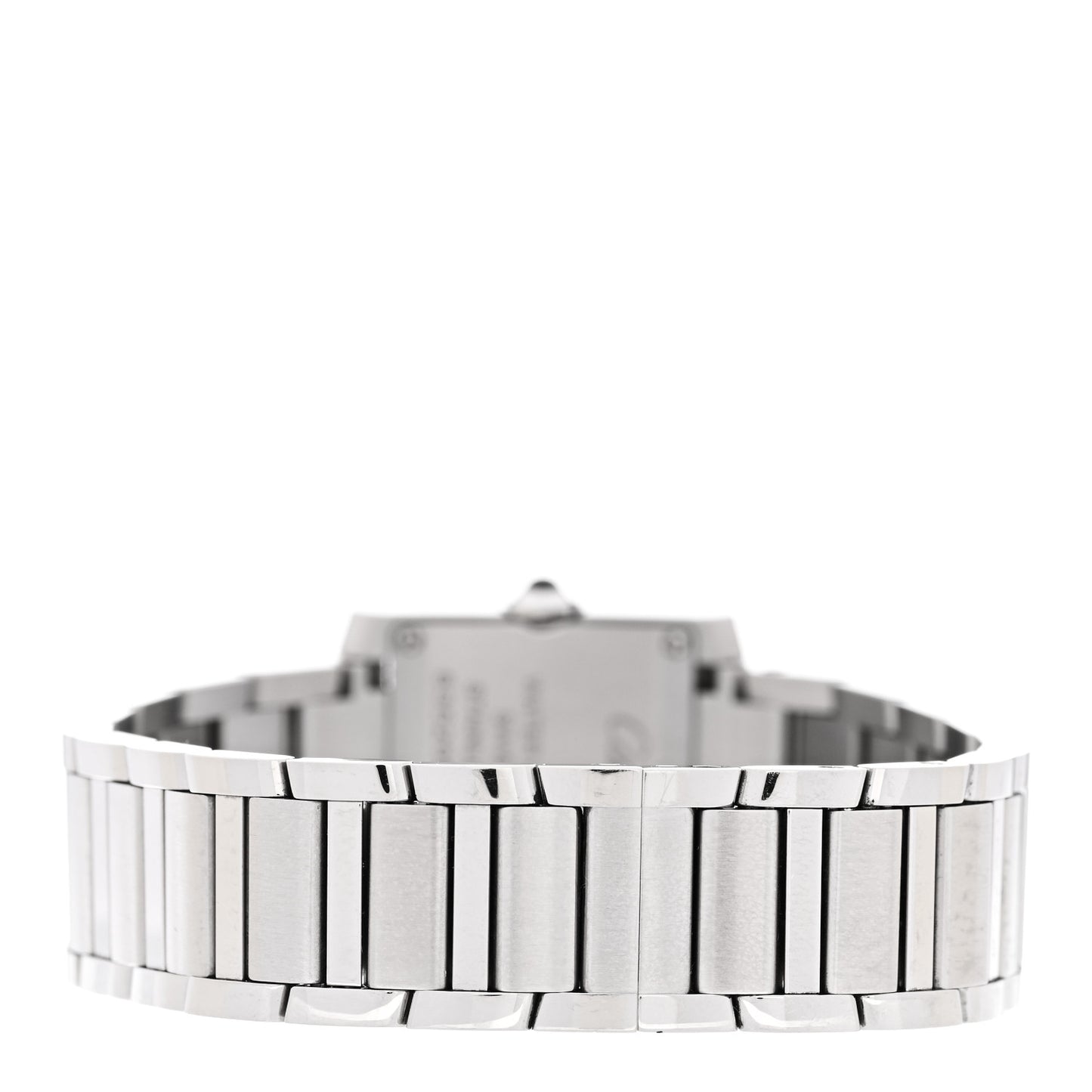 Stainless Steel 21mm Tank Francaise Quartz Watch Silver