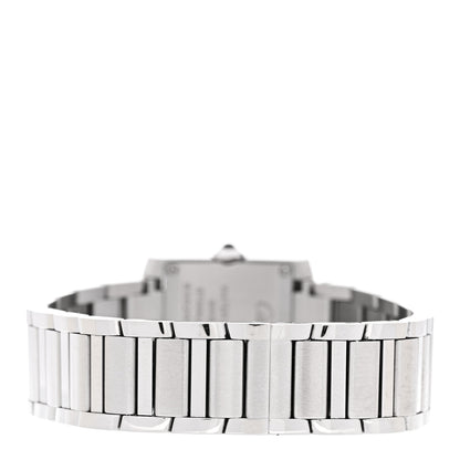 Cartier Stainless Steel 21mm Tank Francaise Quartz Watch Silver 3 of 5