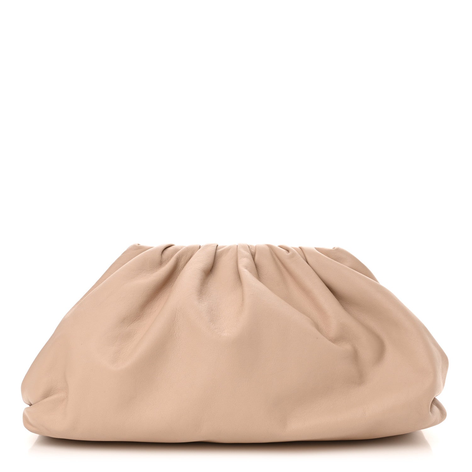 Bottega Veneta Smooth Butter Calf The Pouch Oversized Clutch Mist 1 of 10