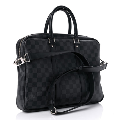 Louis Vuitton Damier Graphite Porte Documents Voyage PM 3 of 11