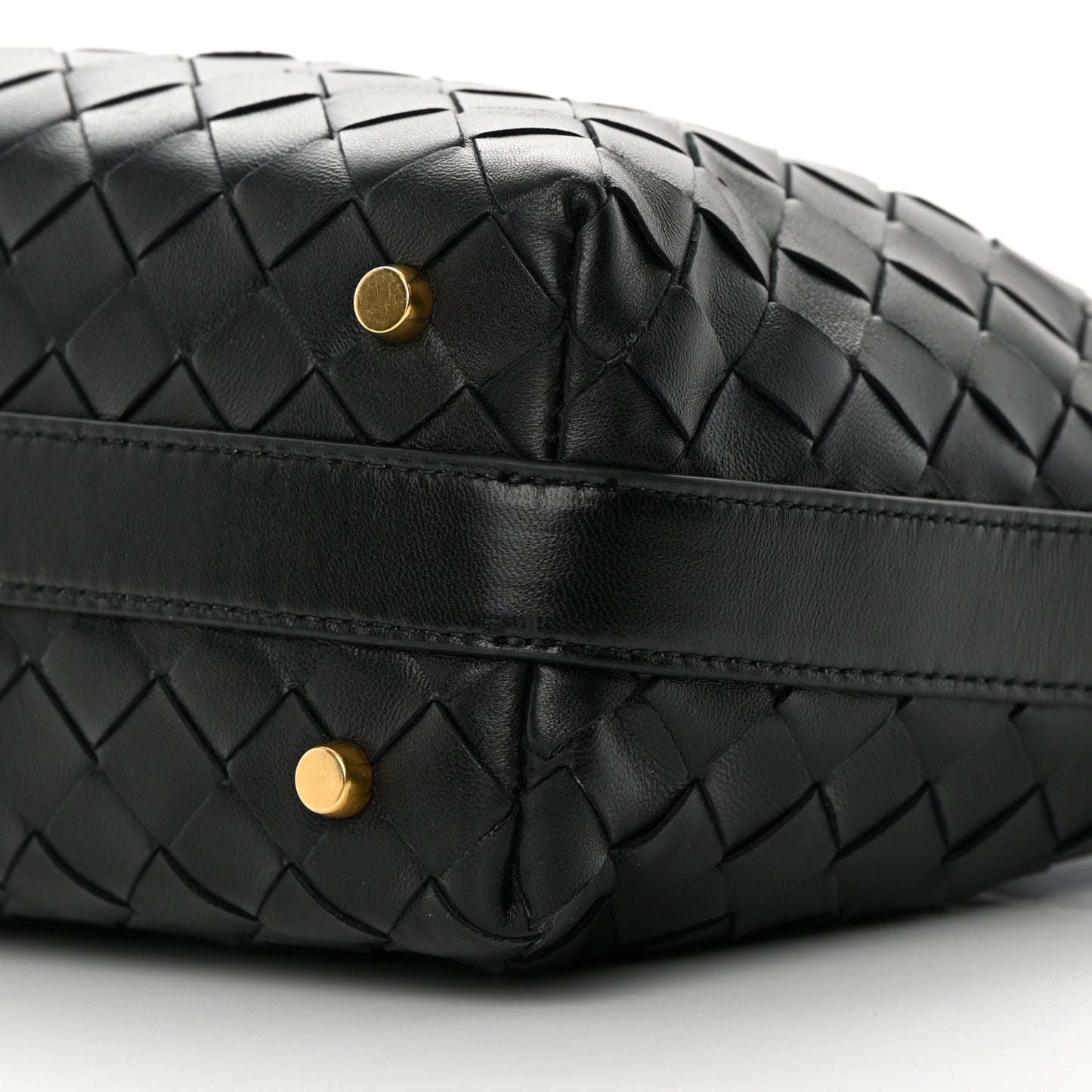 Calfskin Nappa Intrecciato Mini Wallace Black