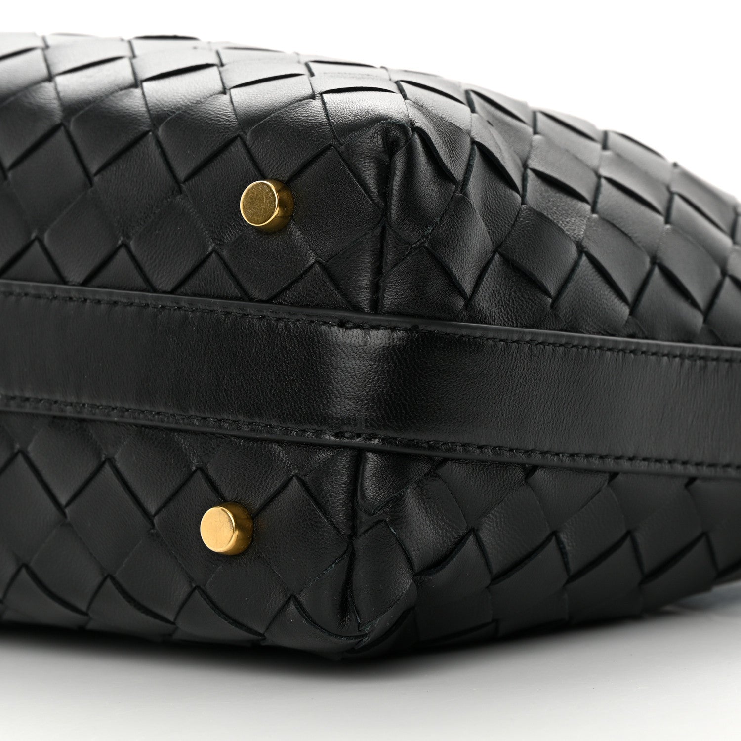 Bottega Veneta Calfskin Nappa Intrecciato Mini Wallace Black 10 of 13