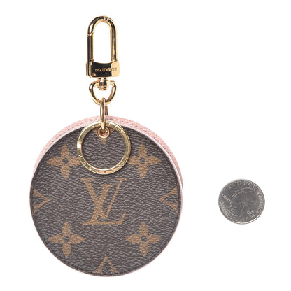 Louis Vuitton Monogram LV Mirror Bag Charm Key Holder Rose Ballerine 2 of 6