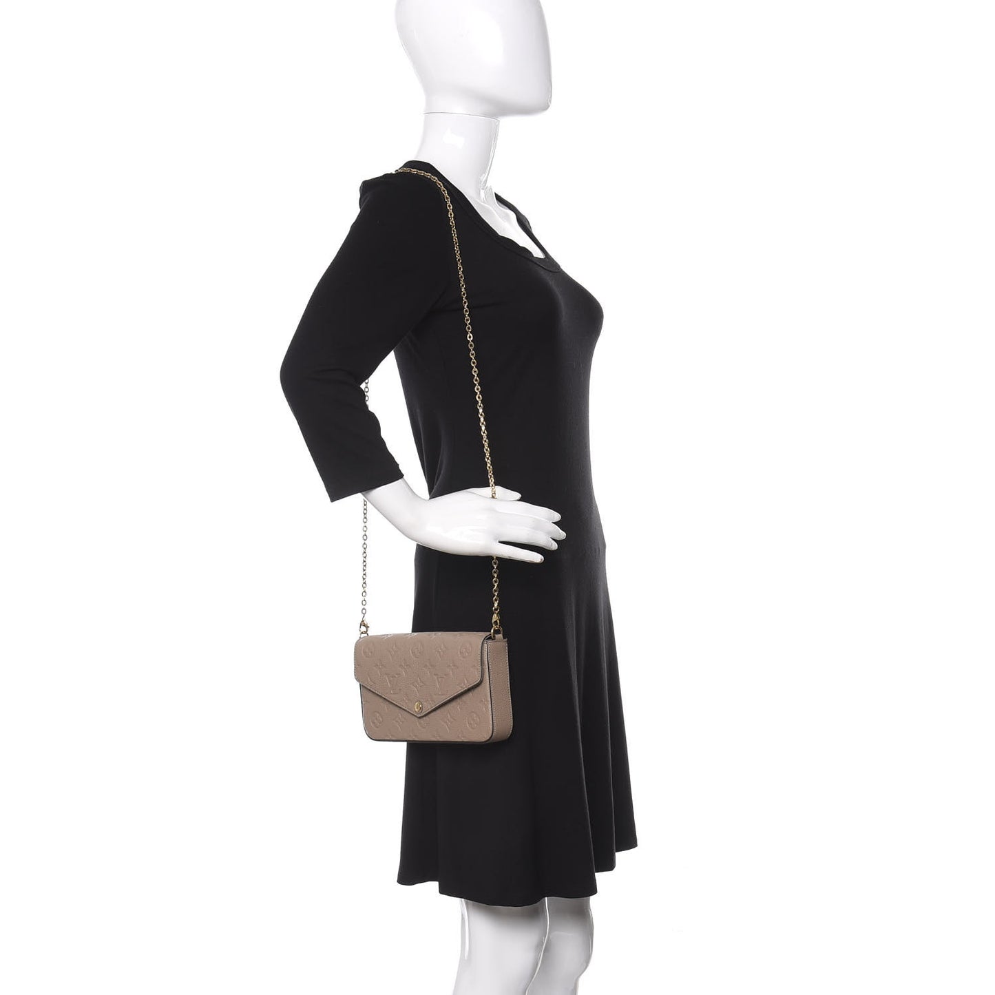 Empreinte Pochette Felicie Chain Wallet Tourterelle