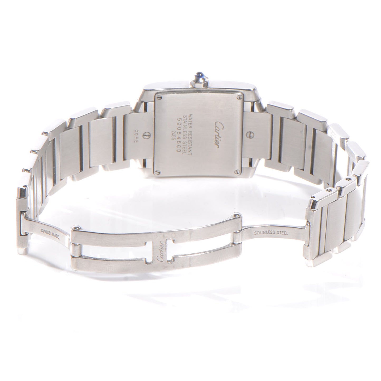 Stainless Steel 25mm Tank Francaise Quartz Watch