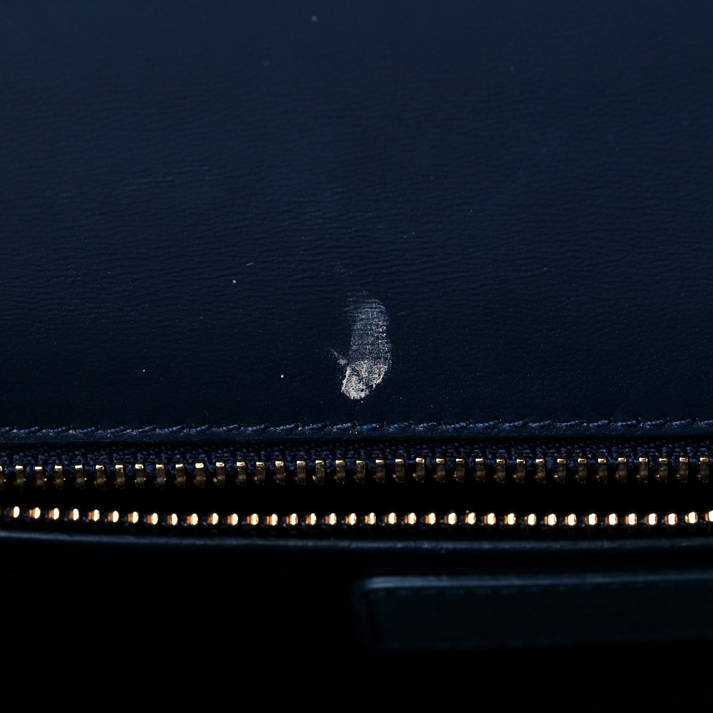 Smooth Calfskin Gradient 30 Montaigne Flap Bag Indigo Blue