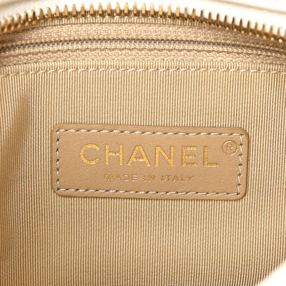Chanel Calfskin Quilted Enchained Camera Case Bag White 5 of 9