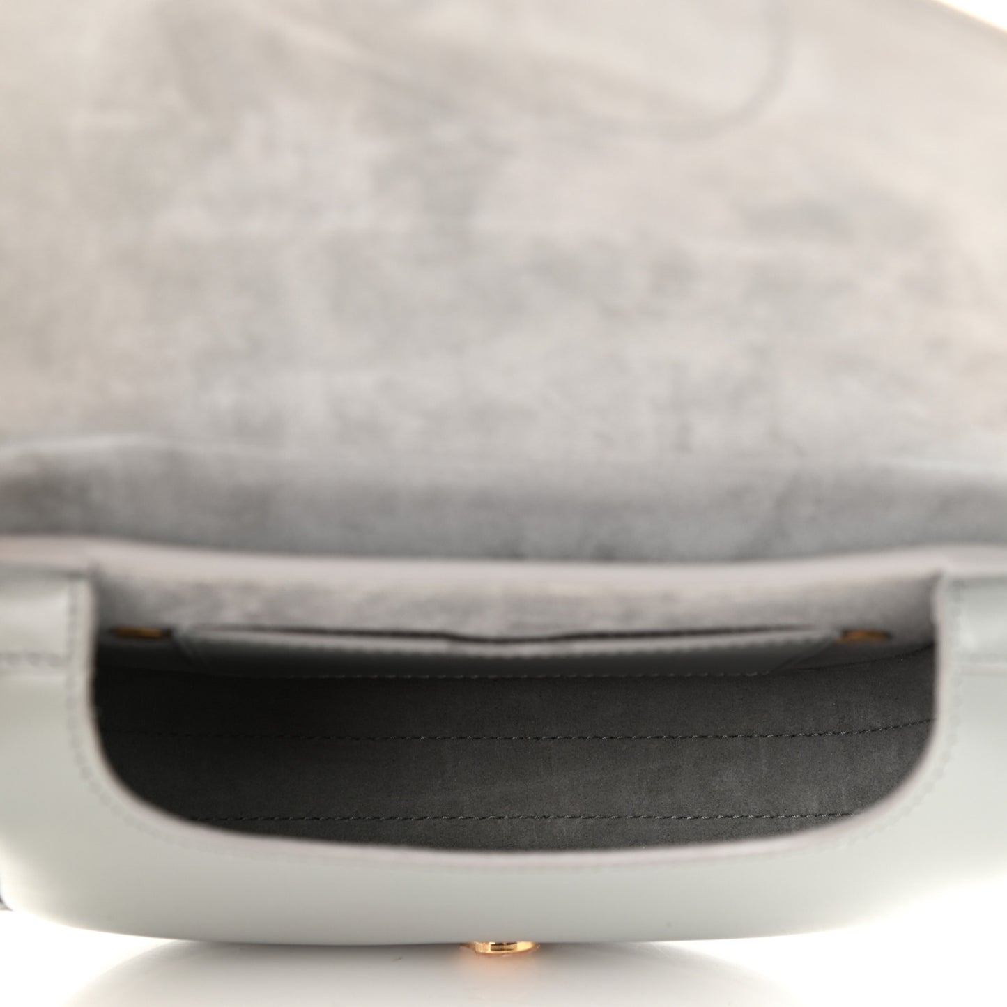 Box Calfskin Small Bobby Bag Gray