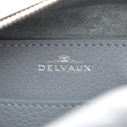 Delvaux Taurillon Soft Nano Cool Box Satchel Pacific 6 of 11