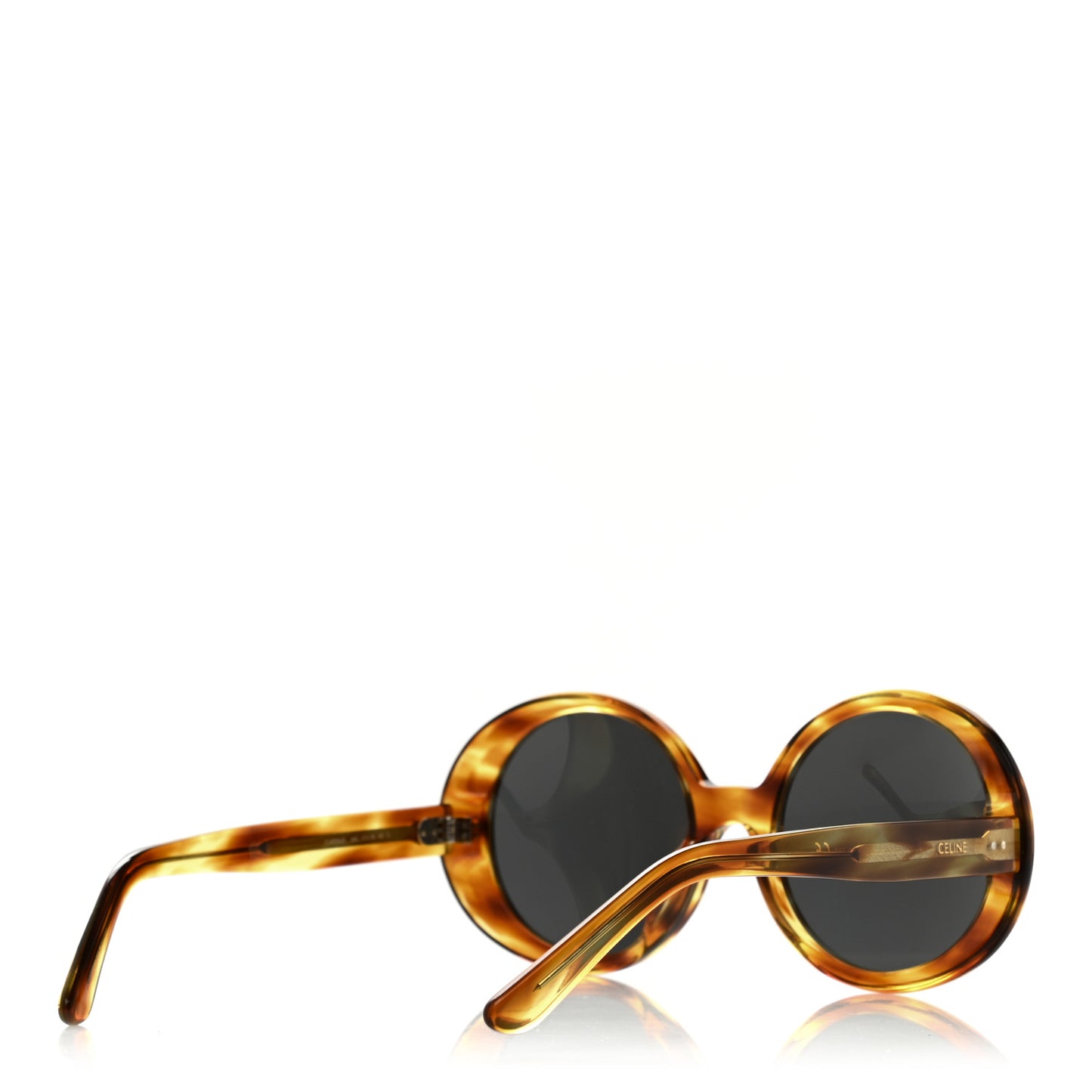 Acetate Polarized Oval Sunglasses CL 40065 Brown