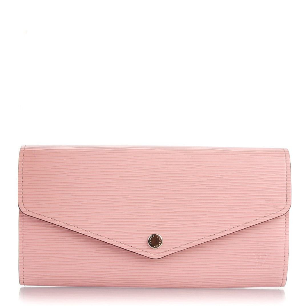Epi Sarah Wallet NM Rose Nacre