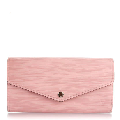 Louis Vuitton Epi Sarah Wallet NM Rose Nacre 1 of 7