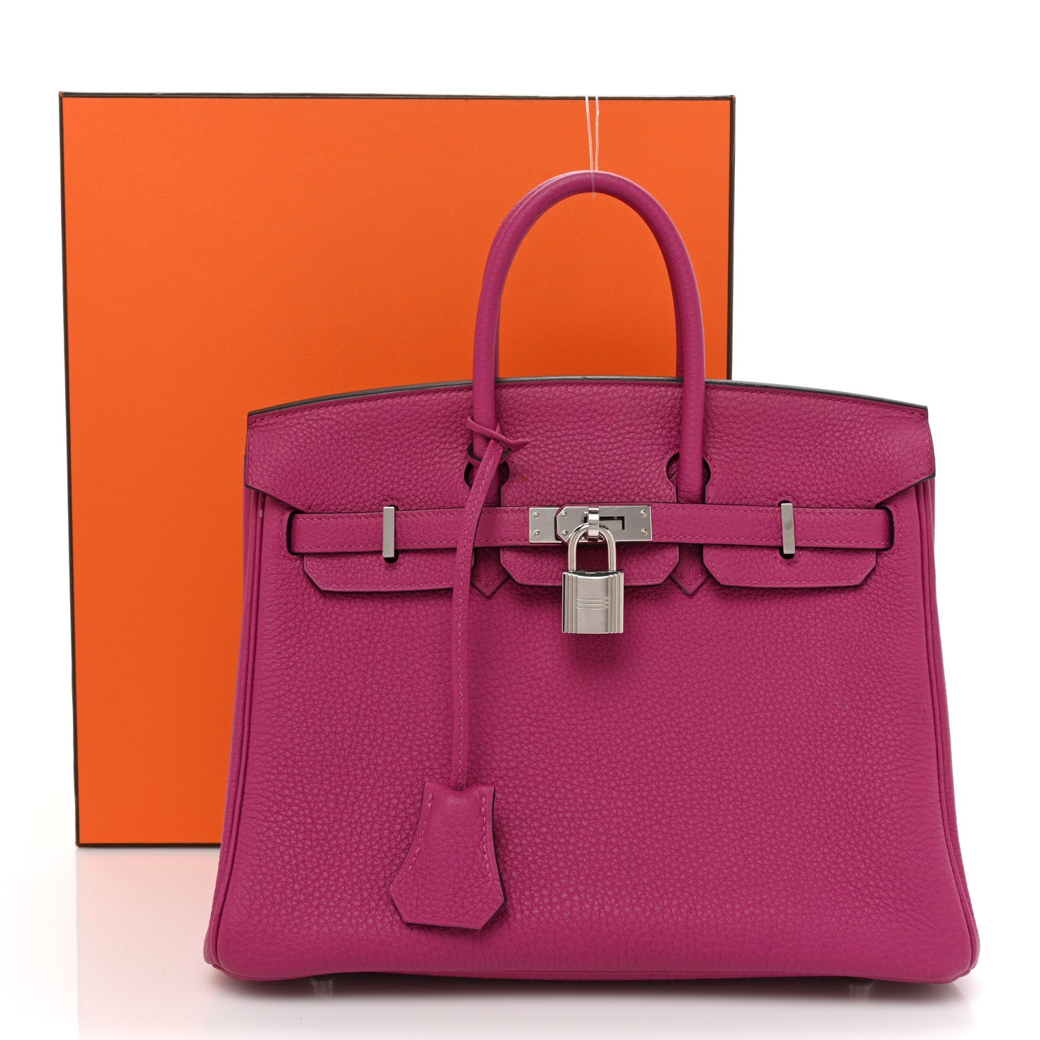 Hermes Togo Birkin 25 Rose Pourpre 16 of 16