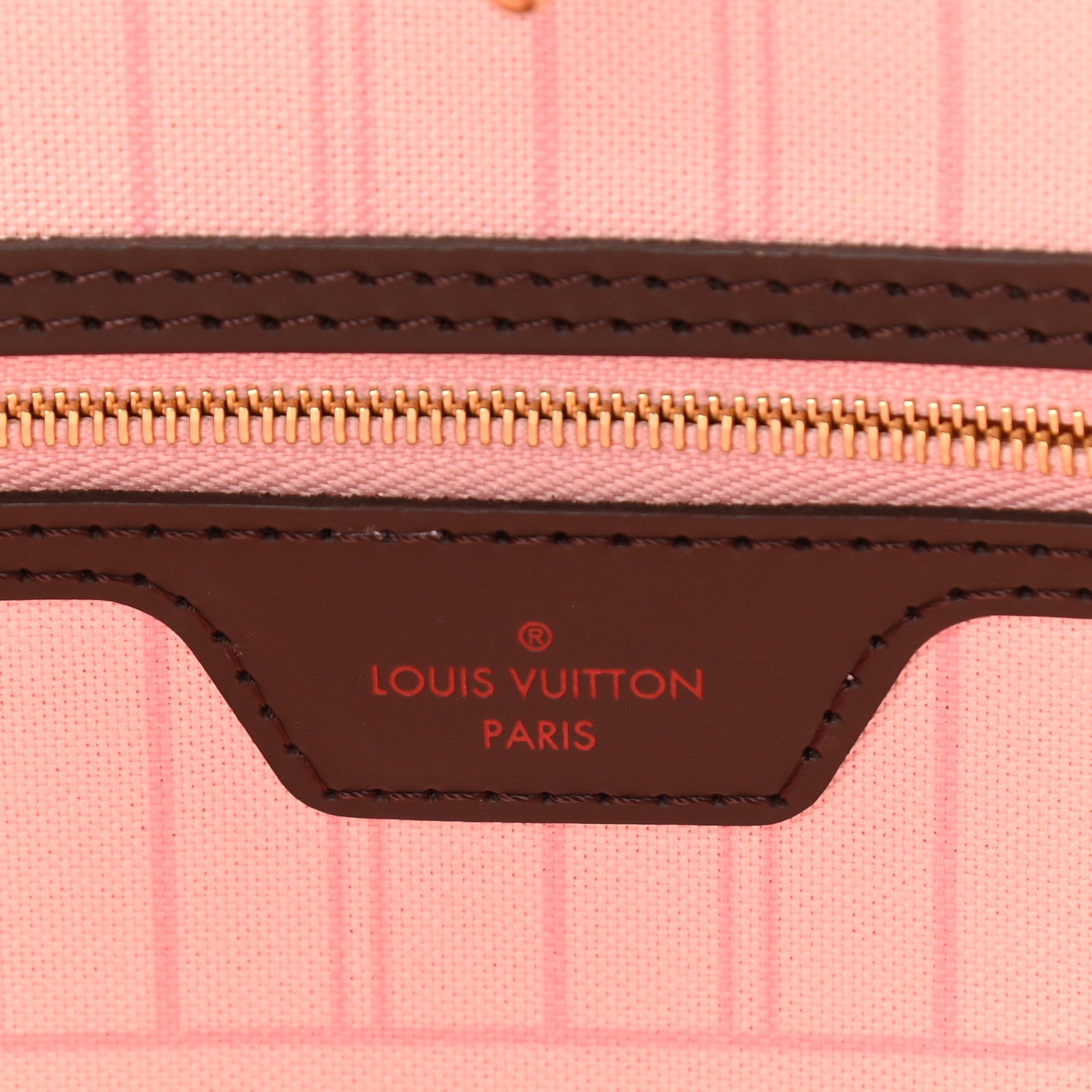 Louis Vuitton Damier Ebene Neo Neverfull MM Rose Ballerine 6 of 9