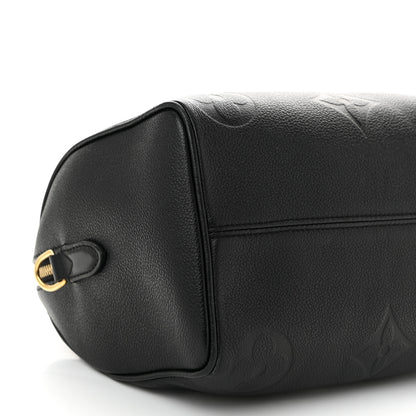 Louis Vuitton Empreinte Monogram Giant Speedy Bandouliere 25 Black 8 of 10