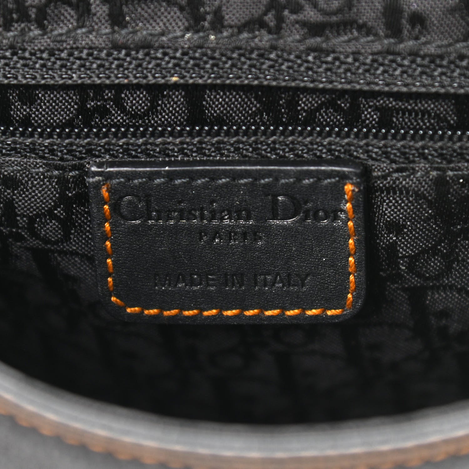 Christian Dior Calfskin Mini Gaucho Crossbody Bag Black 6 of 19