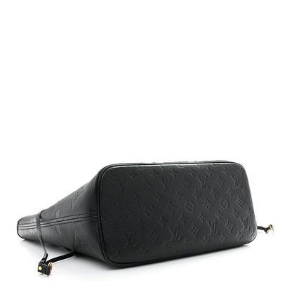 Louis Vuitton Empreinte Monogram Giant Neverfull MM Black Black 5 of 12
