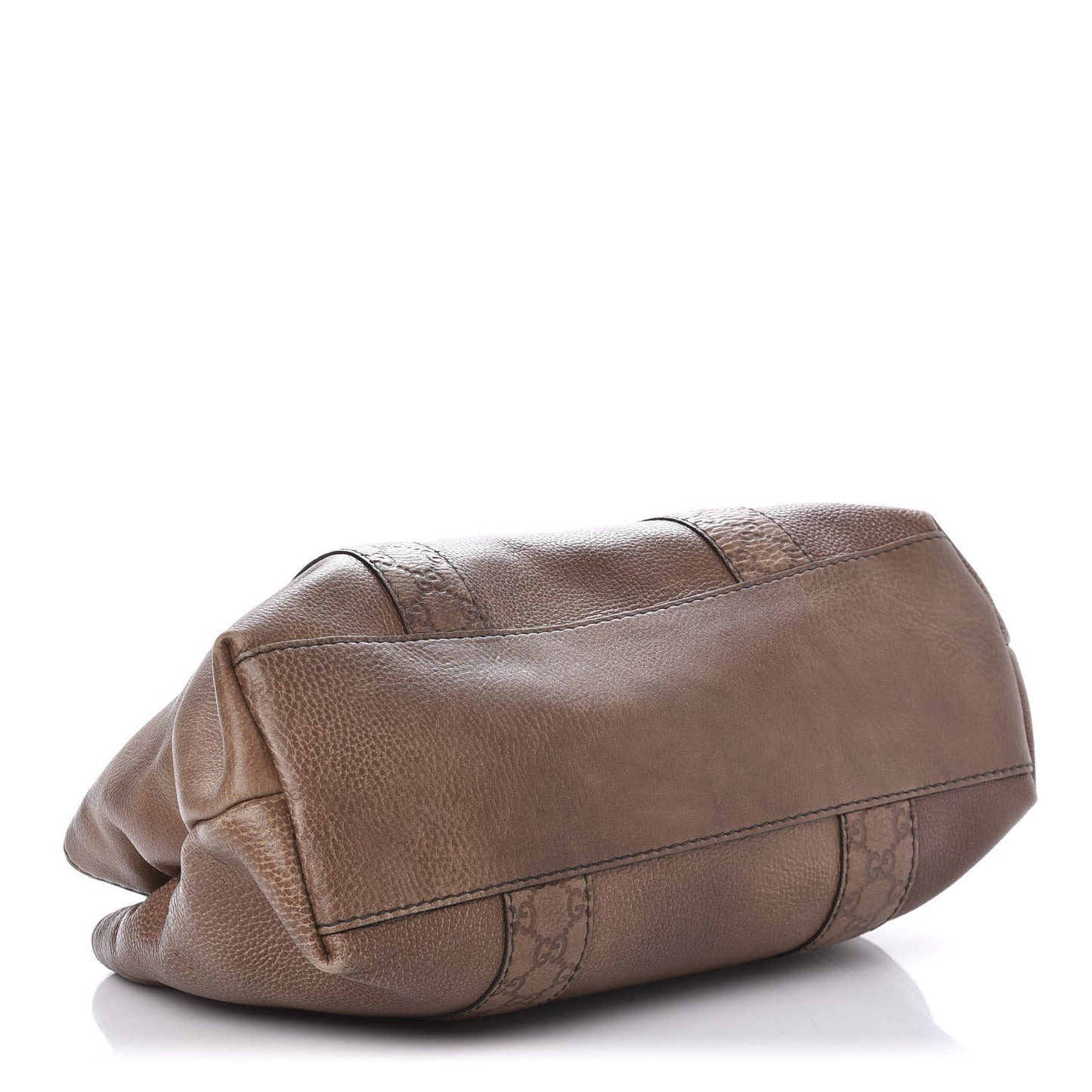 Calfskin Medium Bamboo Bar Tote Bag Brown