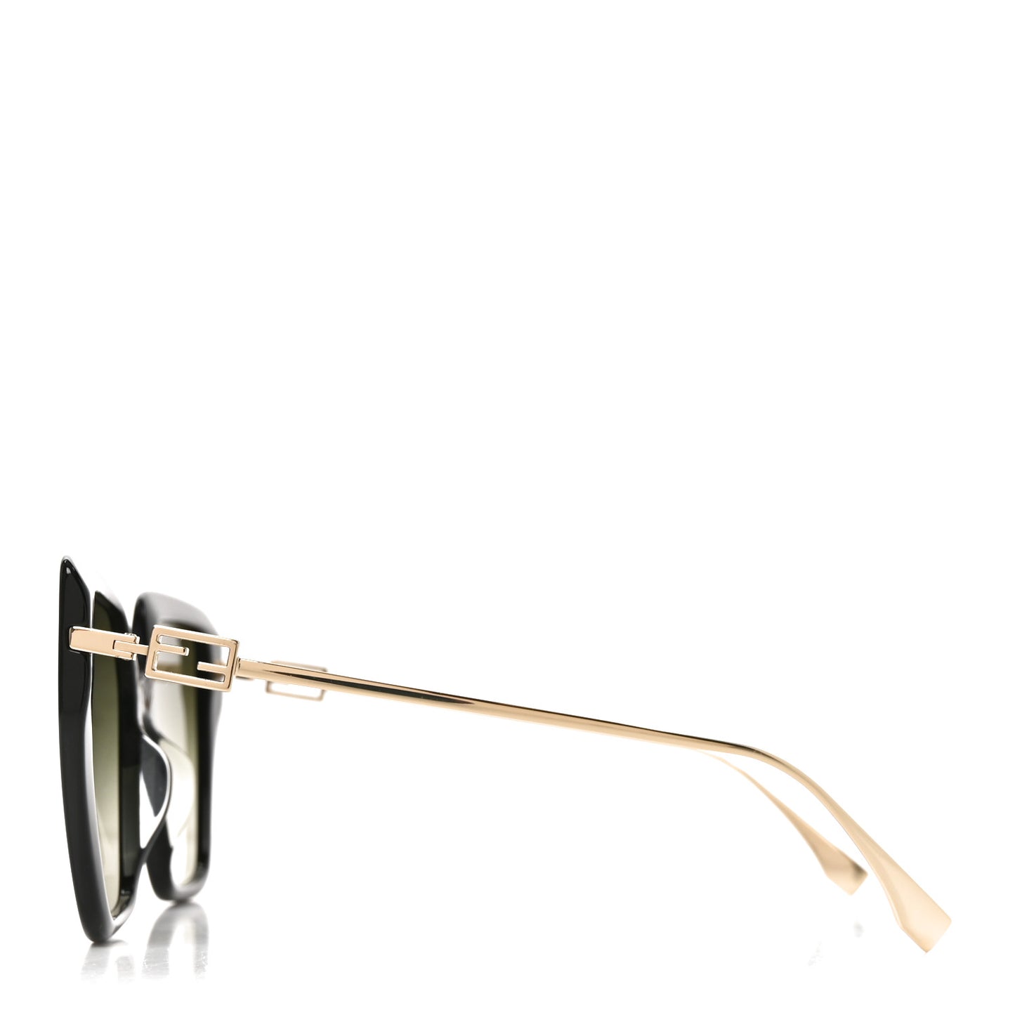 Acetate FF Butterfly Sunglasses FE40012U Black