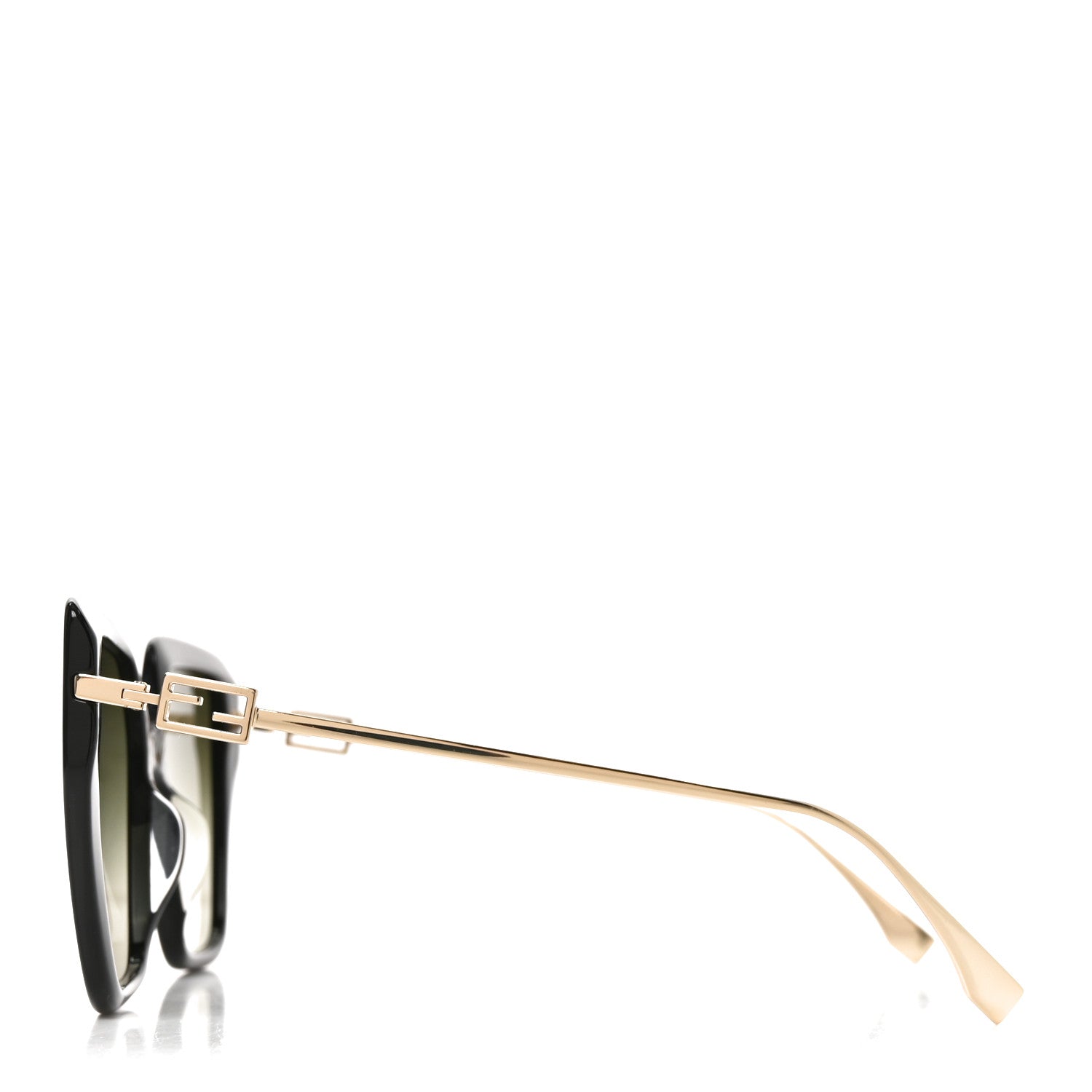 Fendi Acetate FF Butterfly Sunglasses FE40012U Black 3 of 7