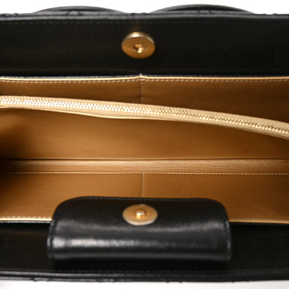 Chanel Lambskin Quilted Coco Midnight Clutch Black 5 of 10