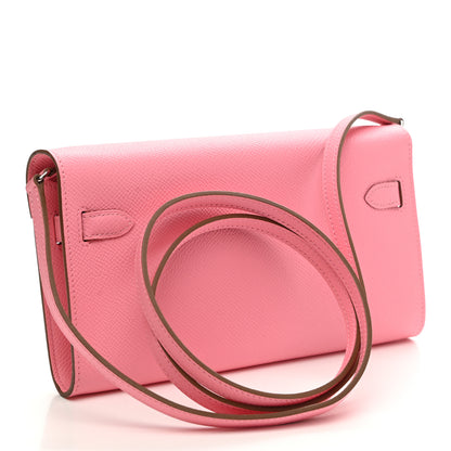 Hermes Epsom Kelly Wallet To Go Rose Confetti 4 of 8