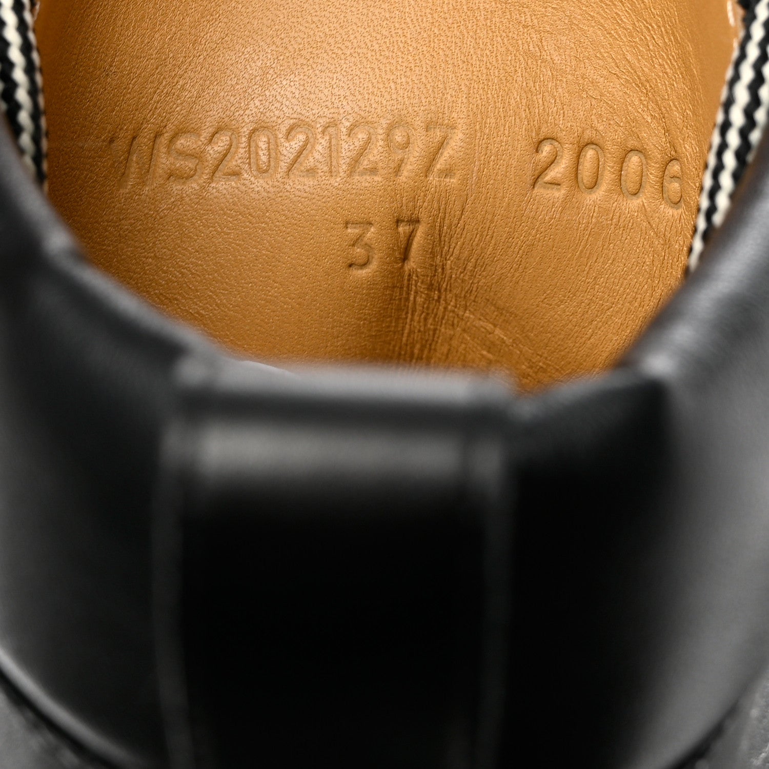 Hermes Calfskin Bridge Ankle Boots 37 Black 7 of 9