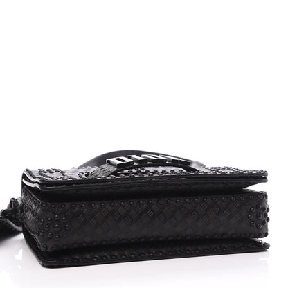 Christian Dior Calfskin Studded Dio(r)evolution Flap Bag Black 3 of 9