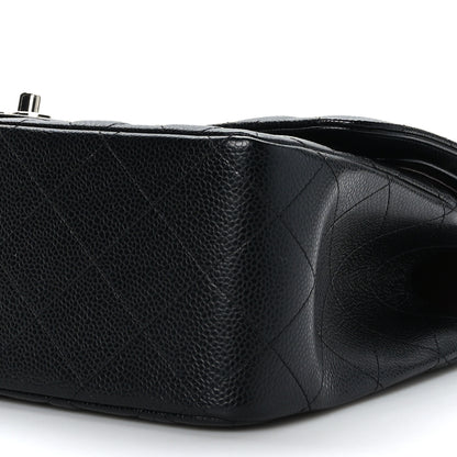 Chanel Caviar Quilted Jumbo Double Flap Black 9 of 10