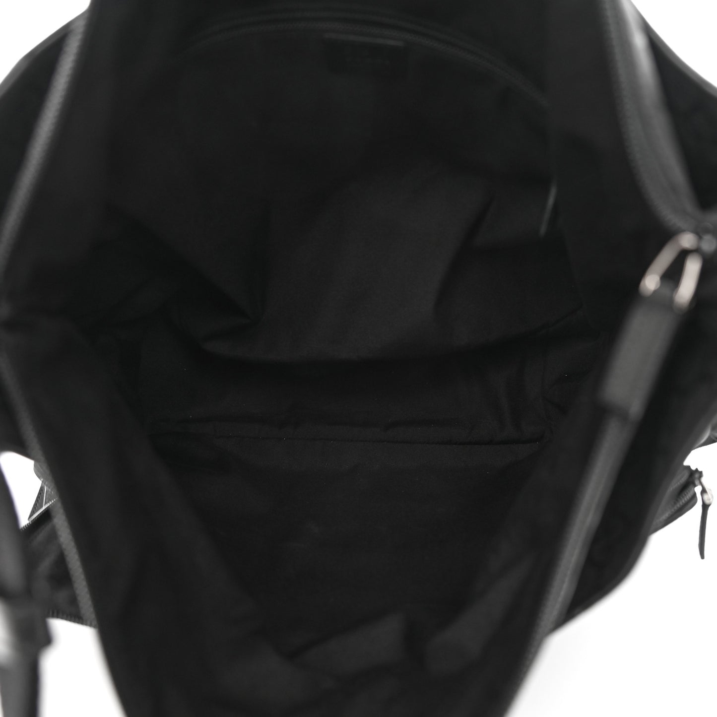 Nylon Monogram Extra Large Satchel Black