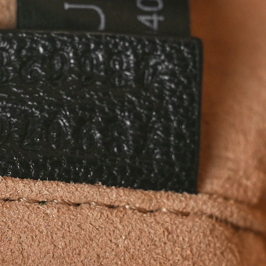 Goatskin Mini Aphrodite Shoulder Bag Black