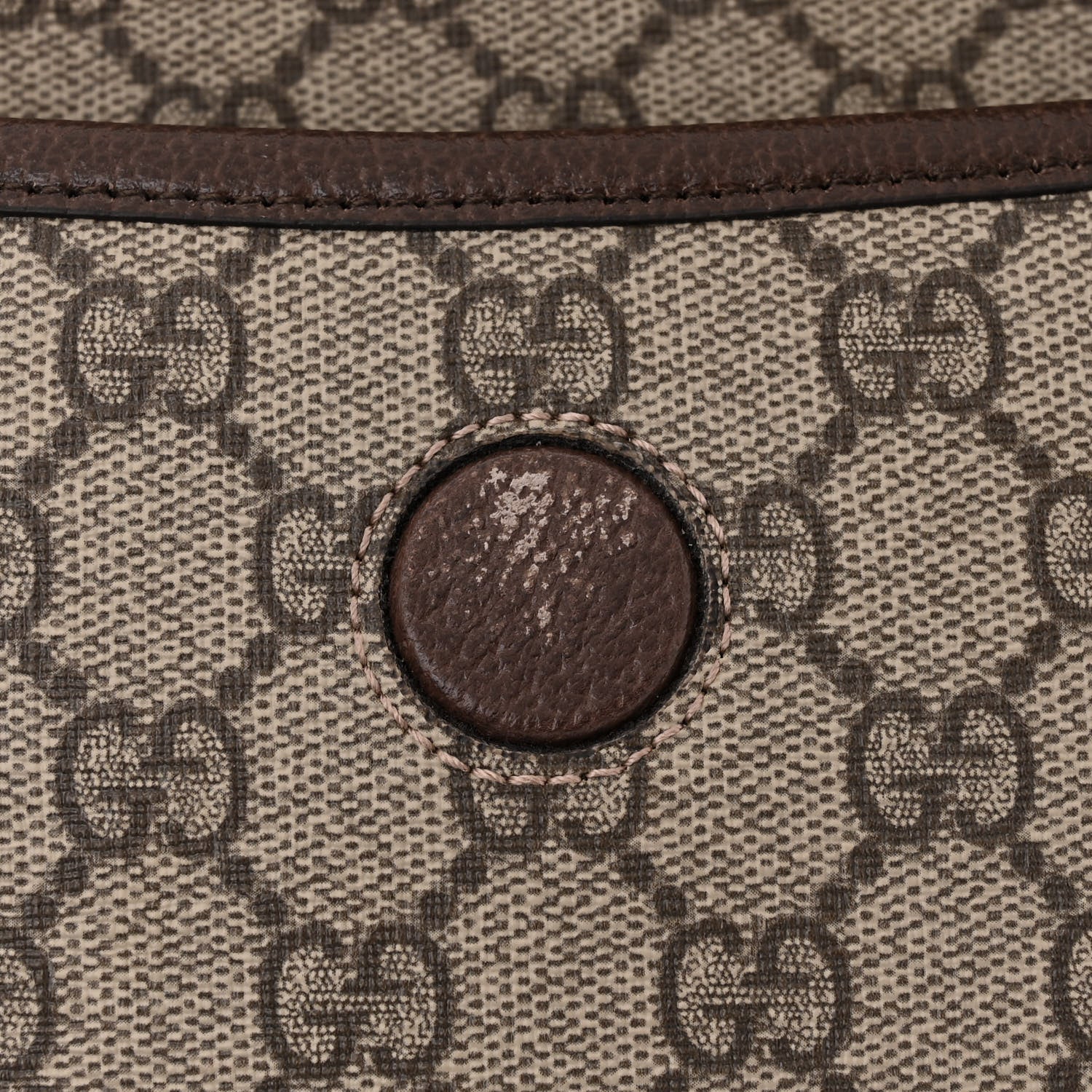 Gucci GG Supreme Monogram Neo Vintage Web Belt Bag Brown 11 of 12