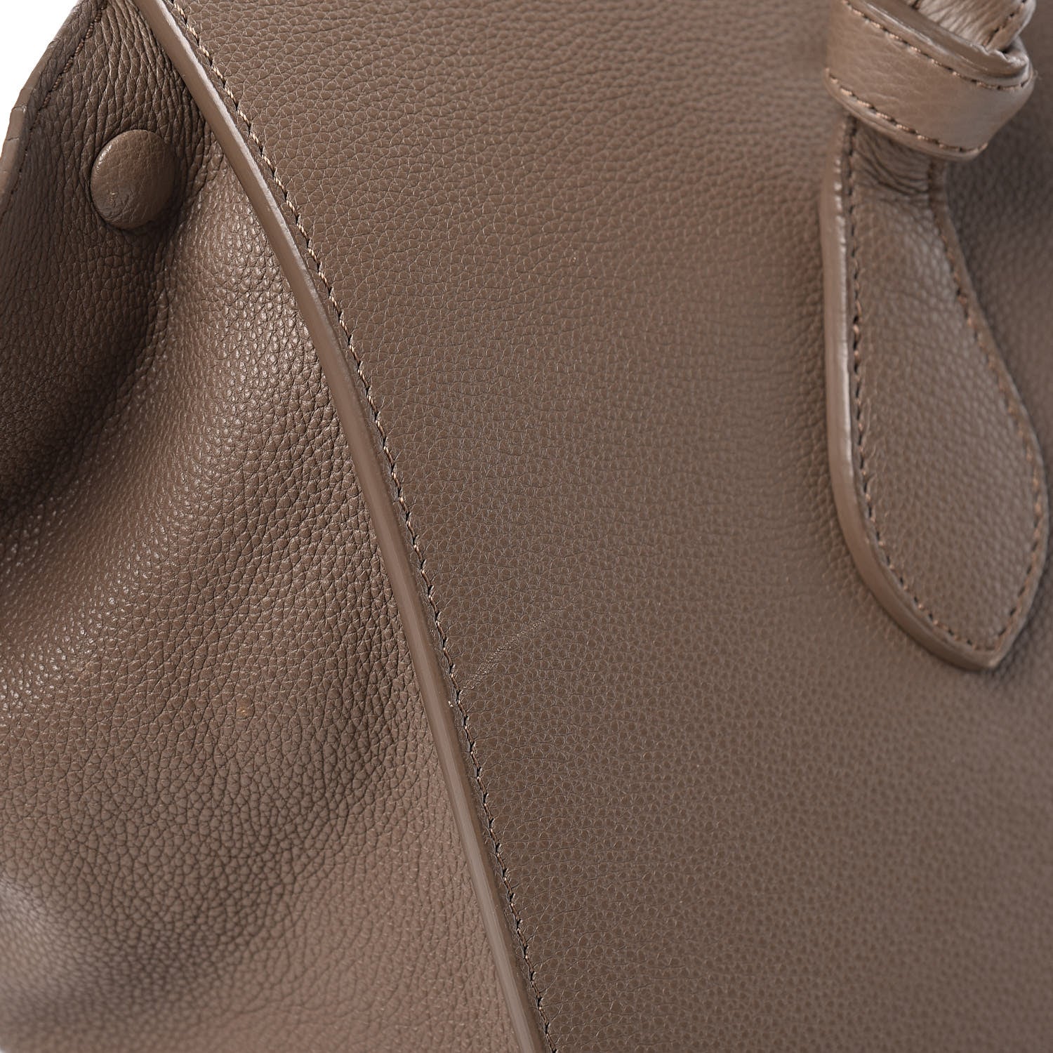 Celine Crisped Calfskin Medium Tie Knot Tote Taupe 26 of 31