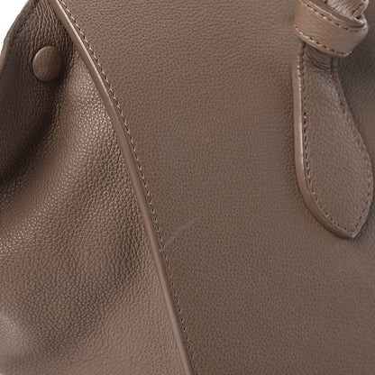 Celine Crisped Calfskin Medium Tie Knot Tote Taupe 26 of 31