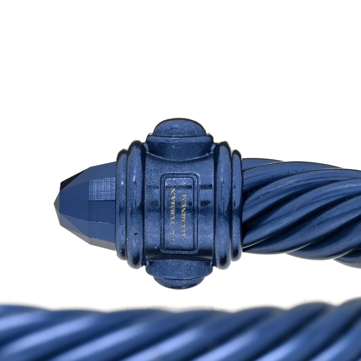 Aluminum 10mm Renaissance Cable Bracelet Indigo