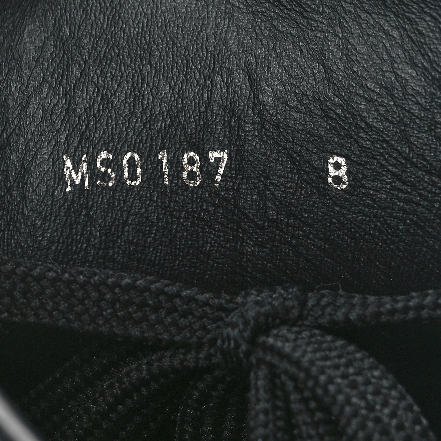 Calfskin Damier Graphite High Top Sneakers 8 Black