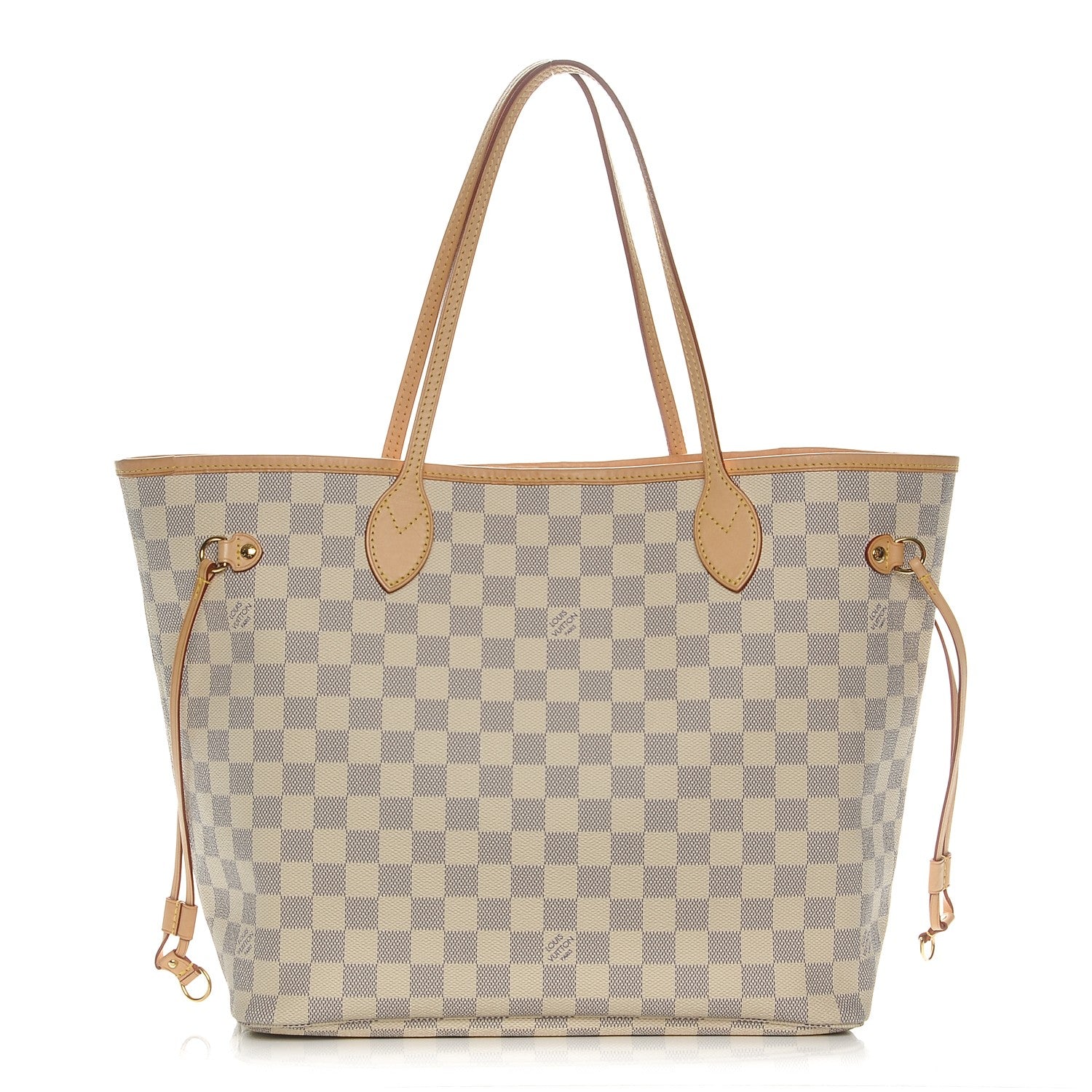 Louis Vuitton Damier Azur Neo Neverfull MM Rose Ballerine 1 of 10