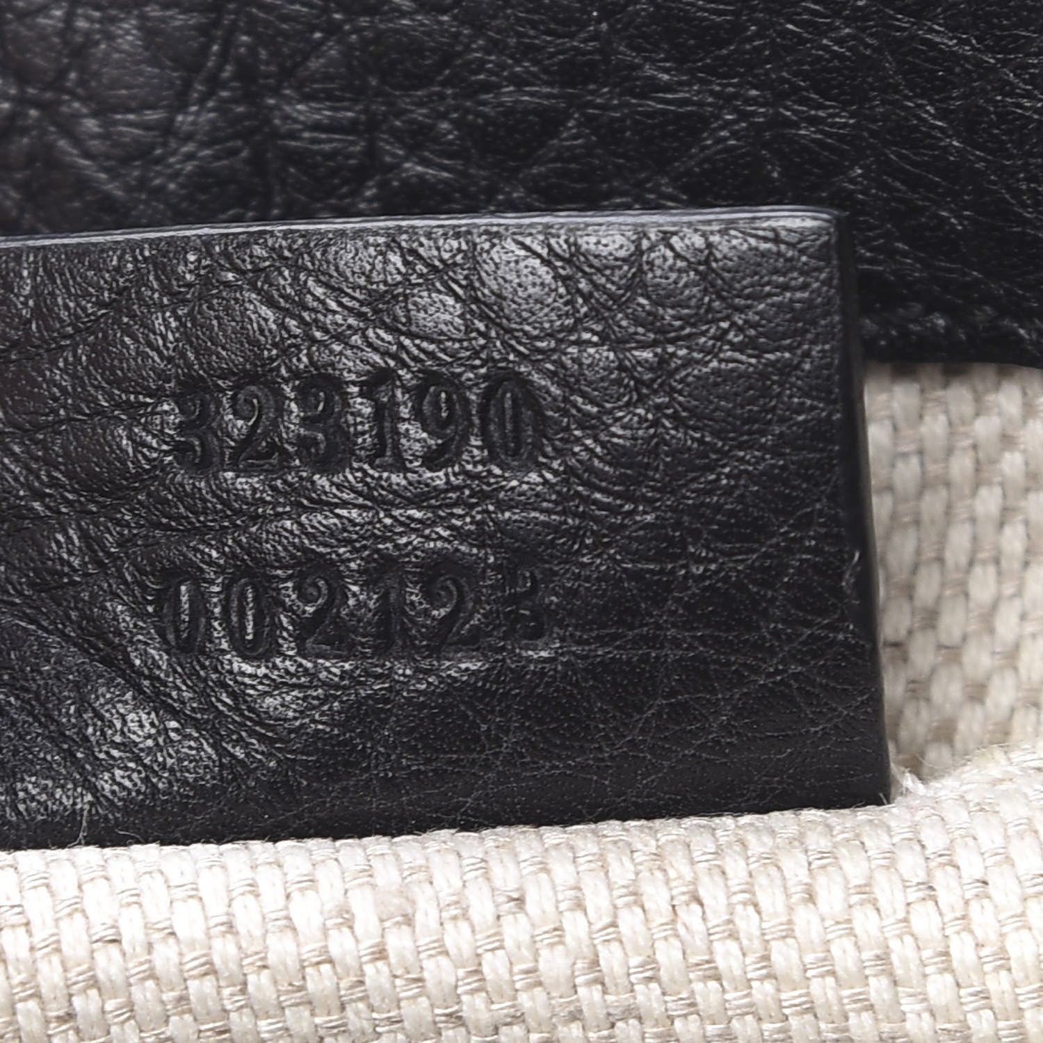 Gucci Pebbled Calfskin Small Soho Flap Crossbody Black 7 of 11