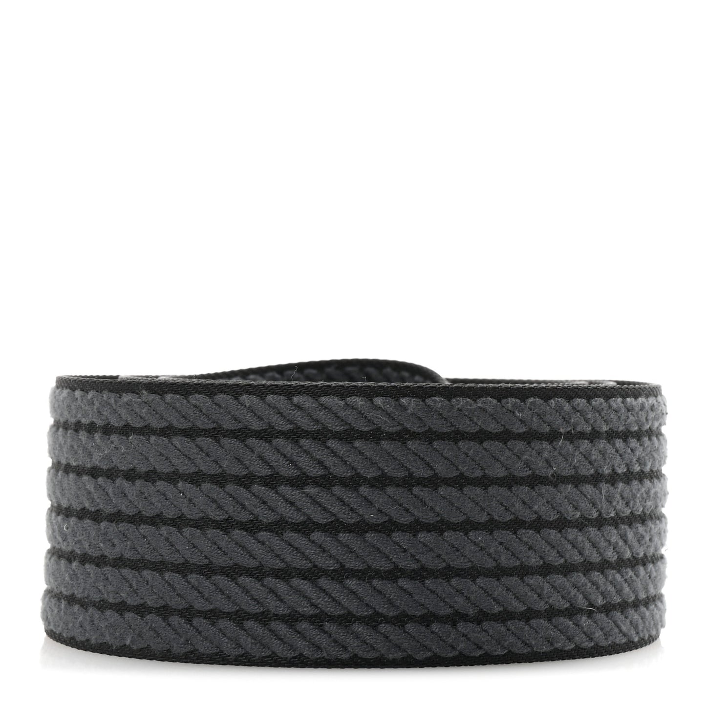 Toile Epsom 50mm Sangle Cordage Shoulder Strap Black Gris Misty