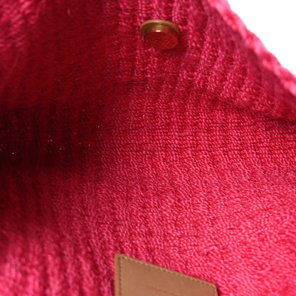 Saint Laurent Raffia Medium Monogram Kate Satchel Pink Glow 5 of 10
