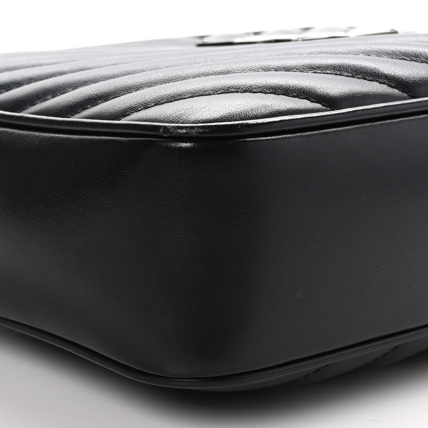 Calfskin Matelasse Monogram Lou Camera Bag Black