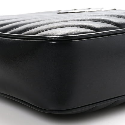 Saint Laurent Calfskin Matelasse Monogram Lou Camera Bag Black 9 of 10