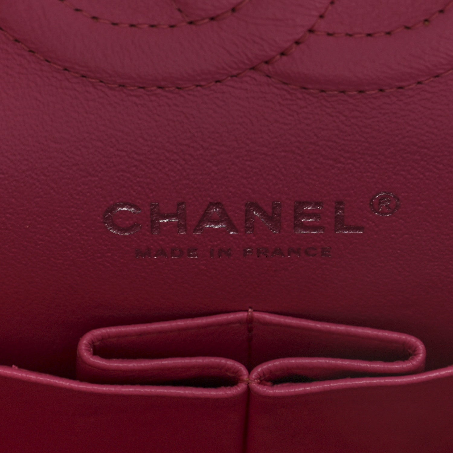 Chanel Caviar Chevron Quilted Medium Double Flap Pink 6 of 10